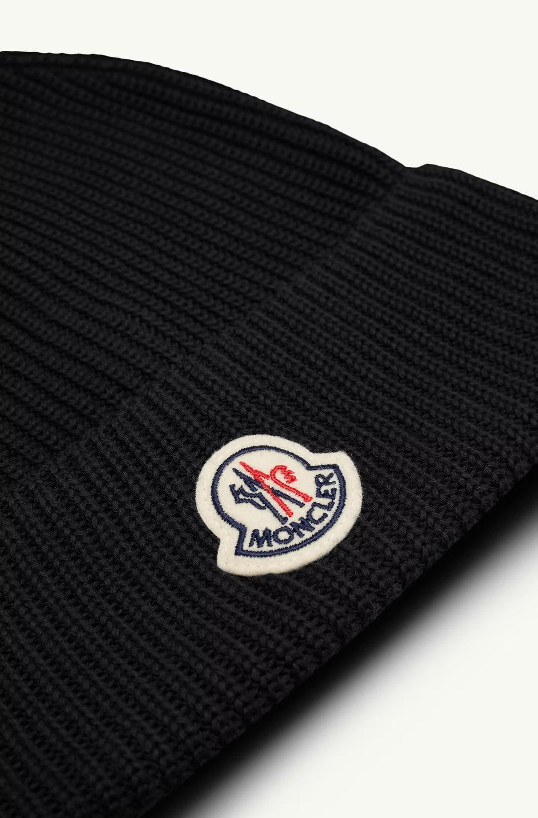 MONCLER LOGO COTTON BEANIE