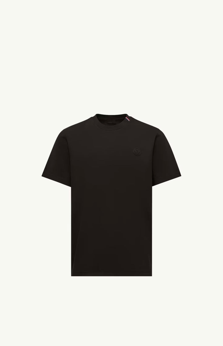MONCLER FULLBLACK LOGO T-SHIRT IN BLACK