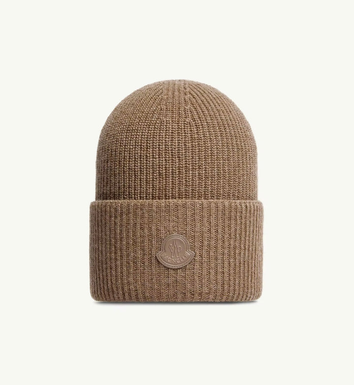 MONCLER WOOL & CASHMERE BLEND BEANIE