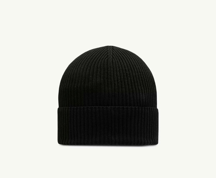 MONCLER LOGO COTTON BEANIE