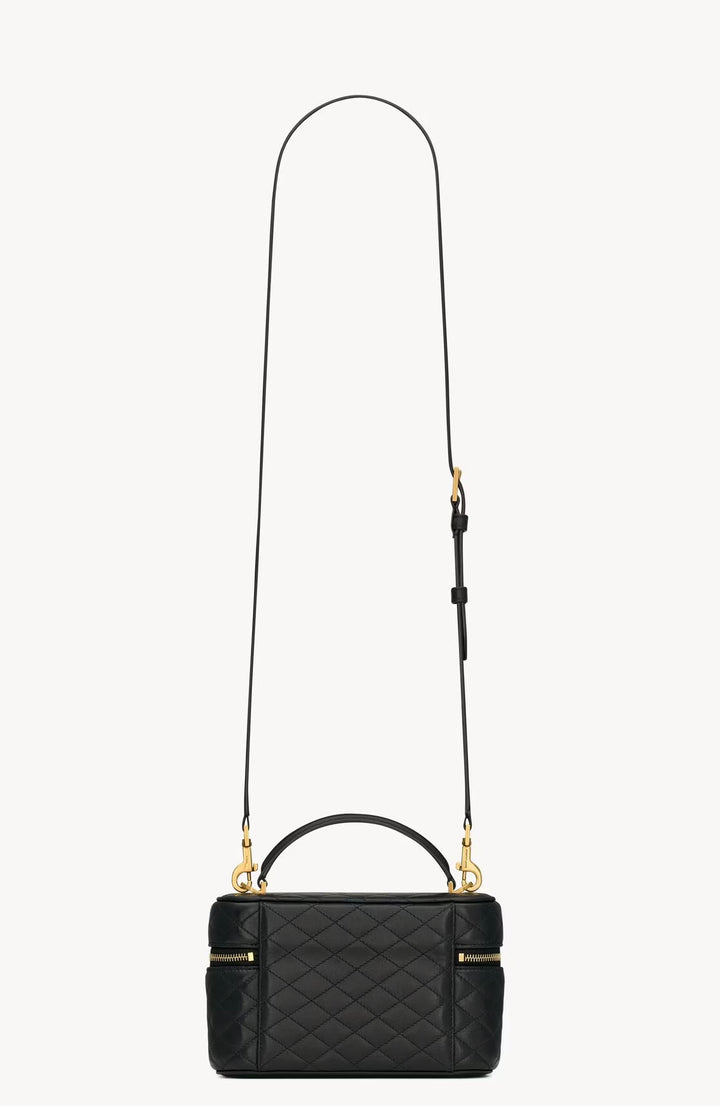 YSL GABY VANITY BLACK BAG IN LAMBSKIN