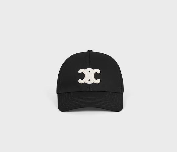 CELINE BLACK COTTON CAP