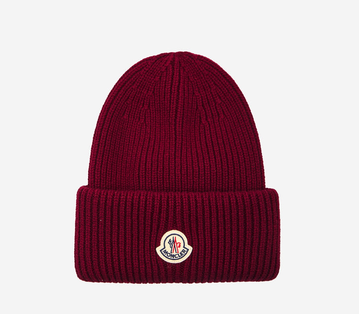 MONCLER WOOL COTTON BEANIE