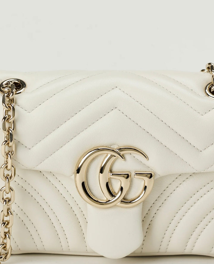 GUCCI MARMONT SMALL BEIGE BAG