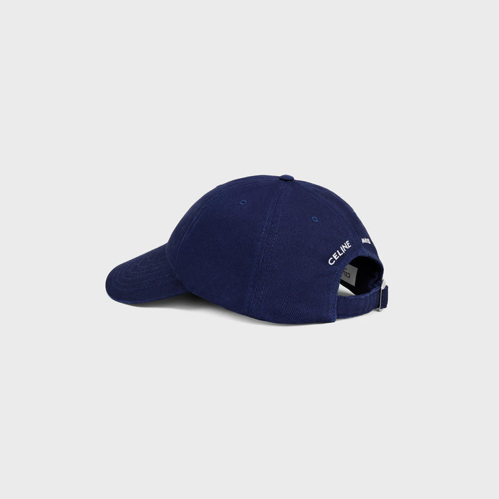 CELINE NAVY BLUE TRIOMPHE CAP