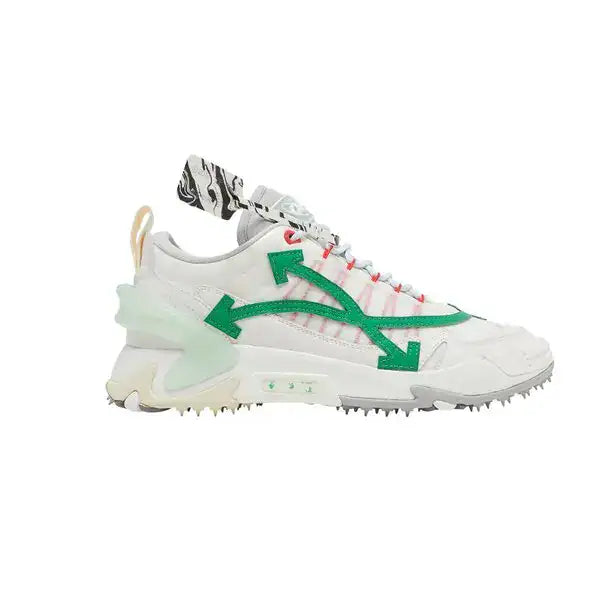 OFF-WHITE ODSY-2000 WHITE GREEN SNEAKERS