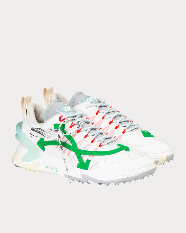 OFF-WHITE ODSY-2000 WHITE GREEN SNEAKERS