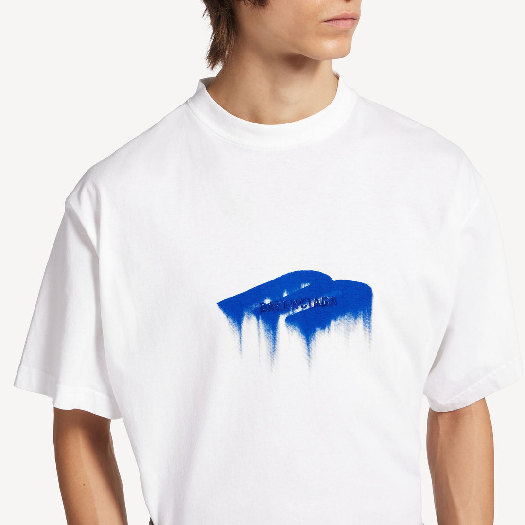 BALENCIAGA WET BRUSH WHITE T-SHIRT