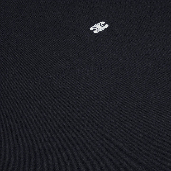 CELINE TRIOMPHE LOOSE BLACK T-SHIRT