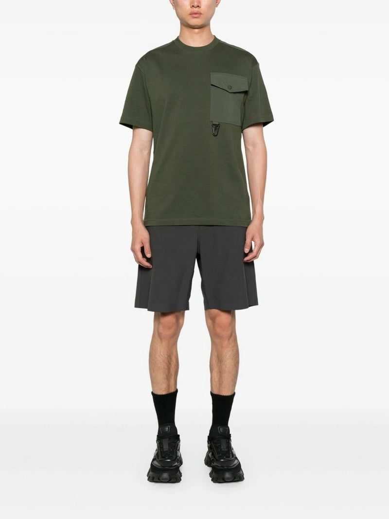 MONCLER GREEN POCKET T-SHIRT