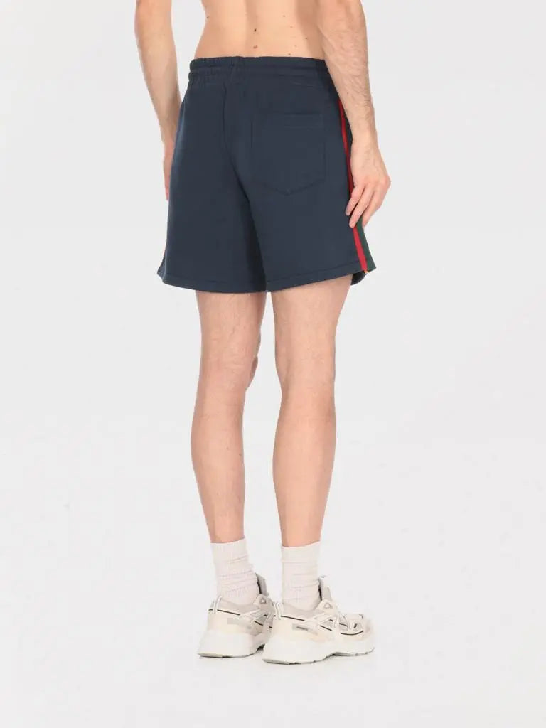 CASABLANCA NAVY BLUE SHORT PANTS