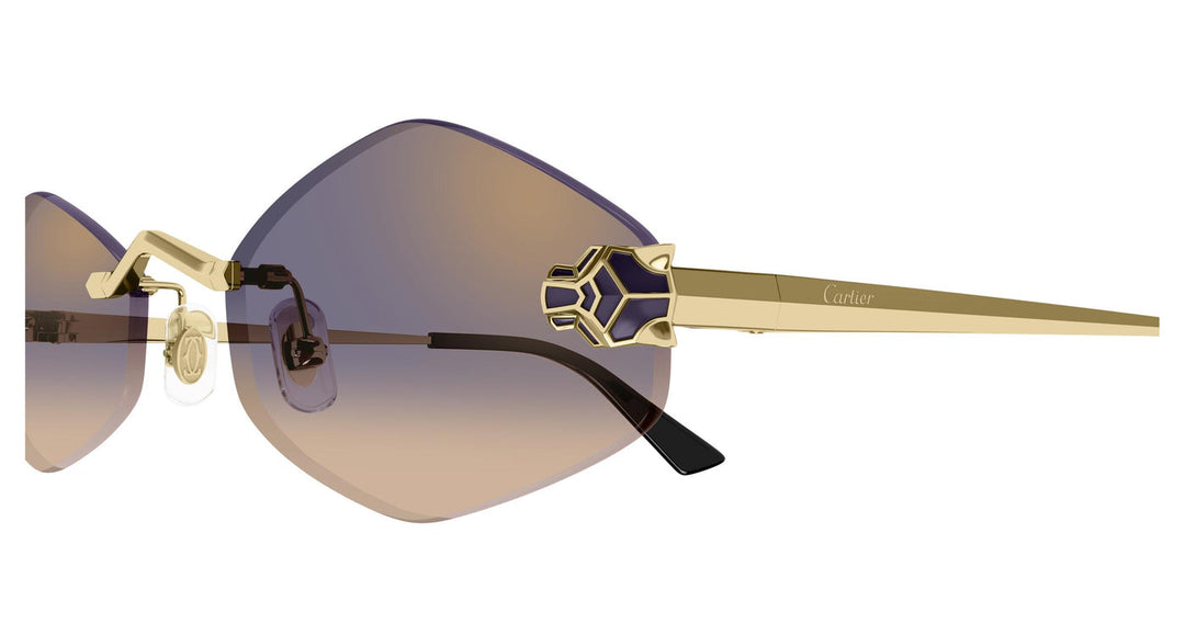 CARTIER GOLD EYEWEAR SUNGLASSES