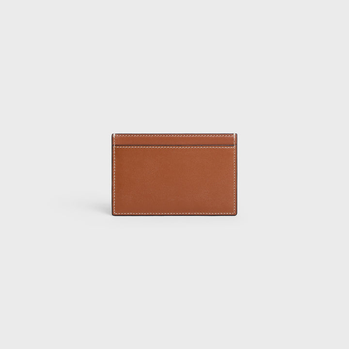CELINE CARDHOLDER IN BROWN CALFSKIN