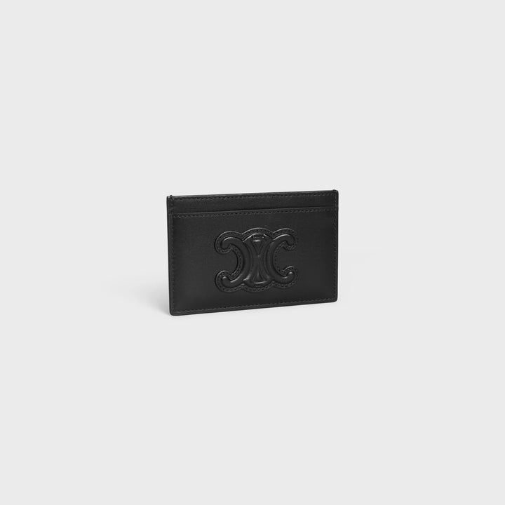 CELINE CARDHOLDER IN BLACK CALFSKIN