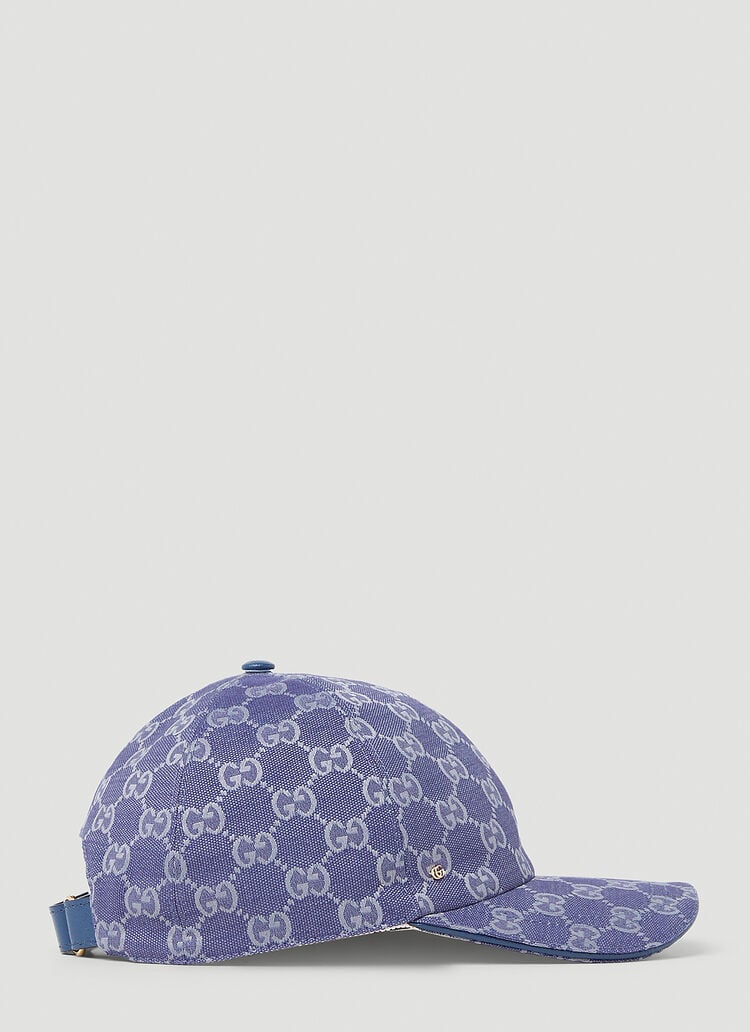GUCCI MONOGRAM BLUE CAP