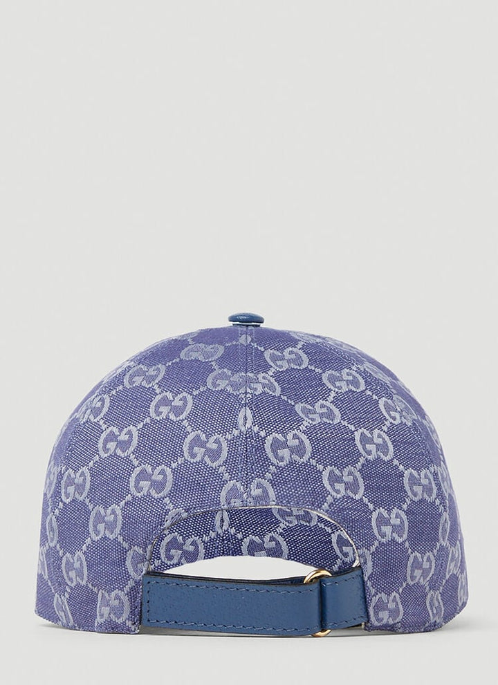 GUCCI MONOGRAM BLUE CAP