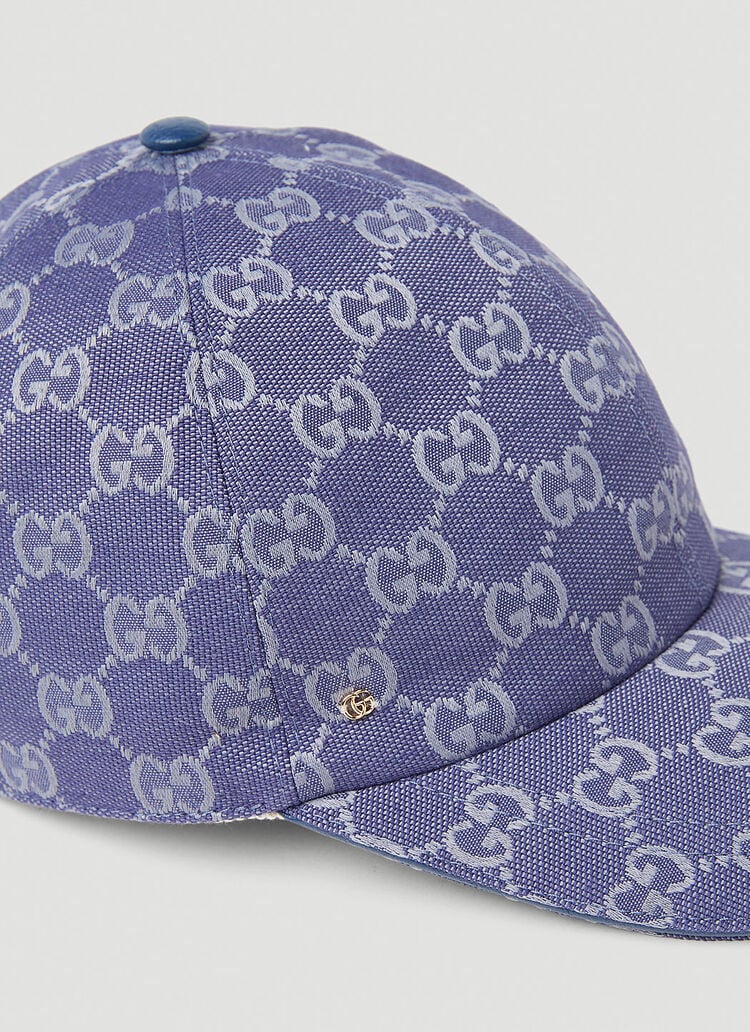 GUCCI MONOGRAM BLUE CAP