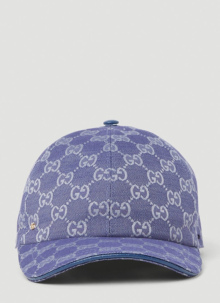 GUCCI MONOGRAM BLUE CAP