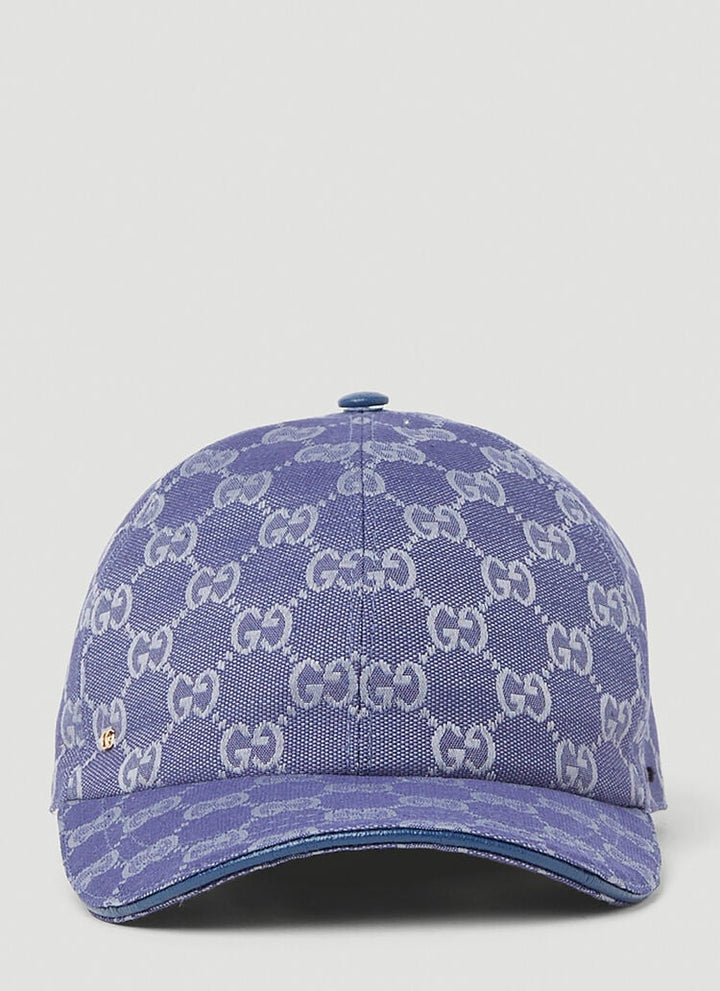 GUCCI MONOGRAM BLUE CAP