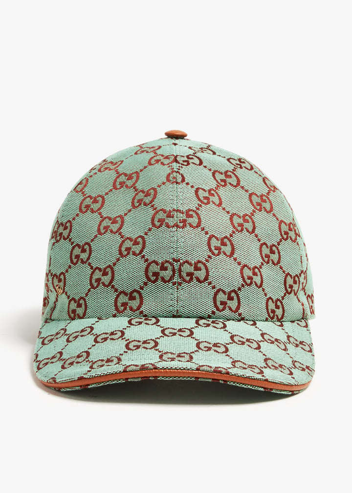 GUCCI MONOGRAM CANVAS CAP