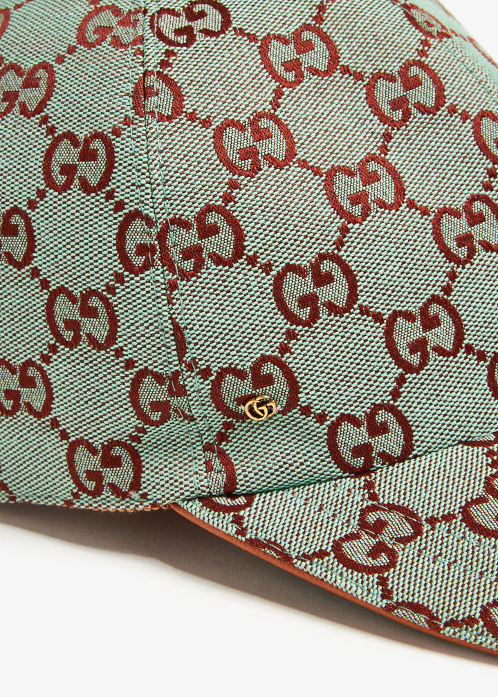 GUCCI MONOGRAM CANVAS CAP