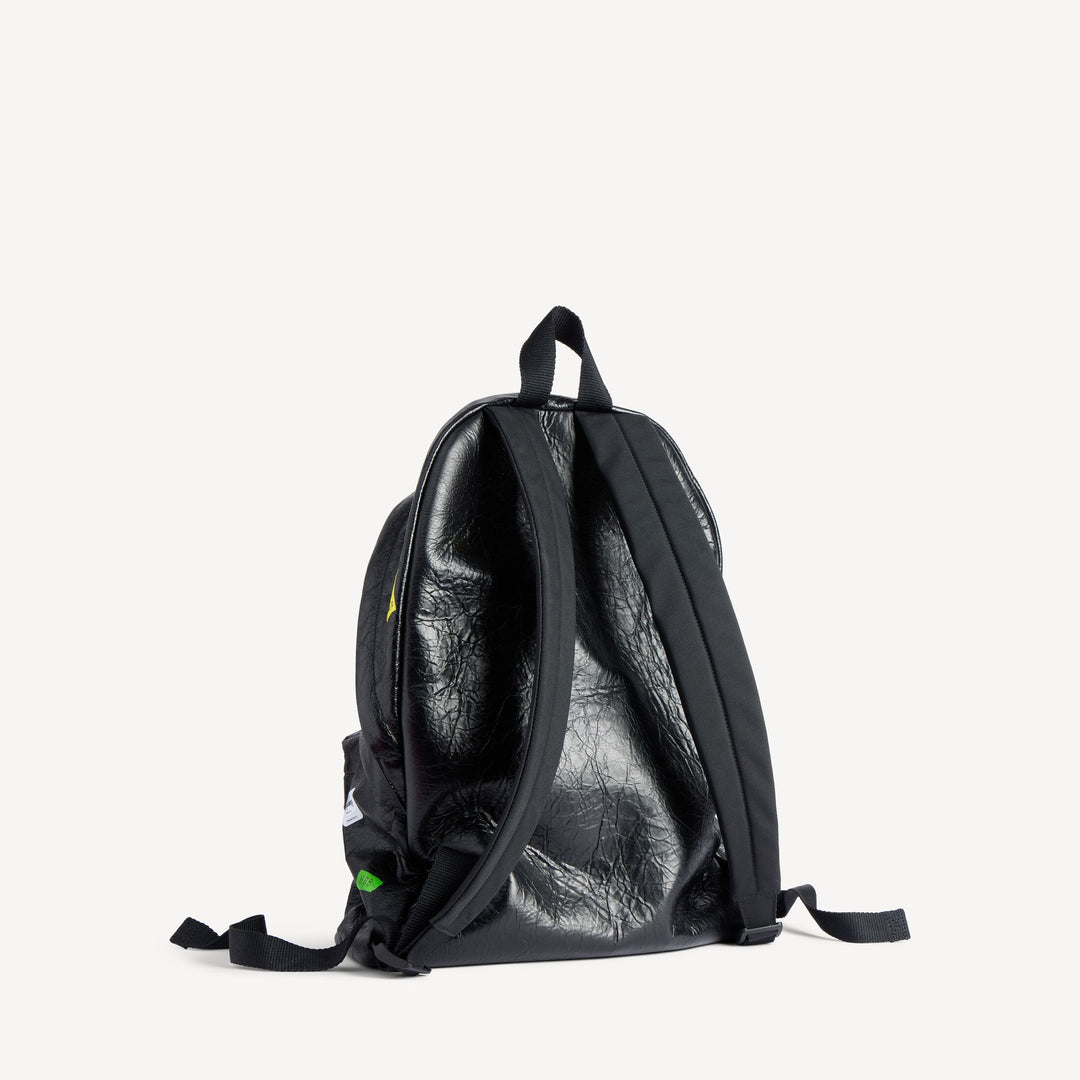 BALENCIAGA EXPLORER BACKPACK IN BLACK/MULTICOLOR