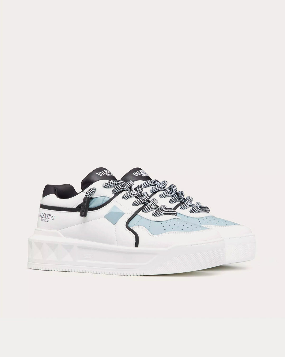 VALENTINO GARAVANI ONE STUD WHITE & BLUE