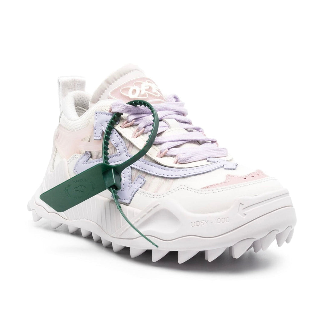 OFF-WHITE ODSY-1000 PURPLE & WHITE SNEAKERS