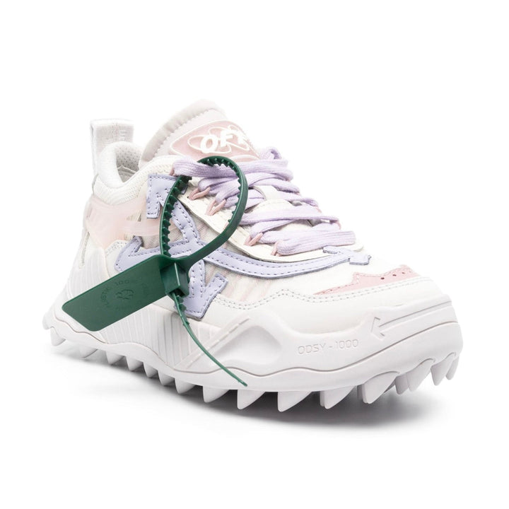 OFF-WHITE ODSY-1000 PURPLE & WHITE SNEAKERS