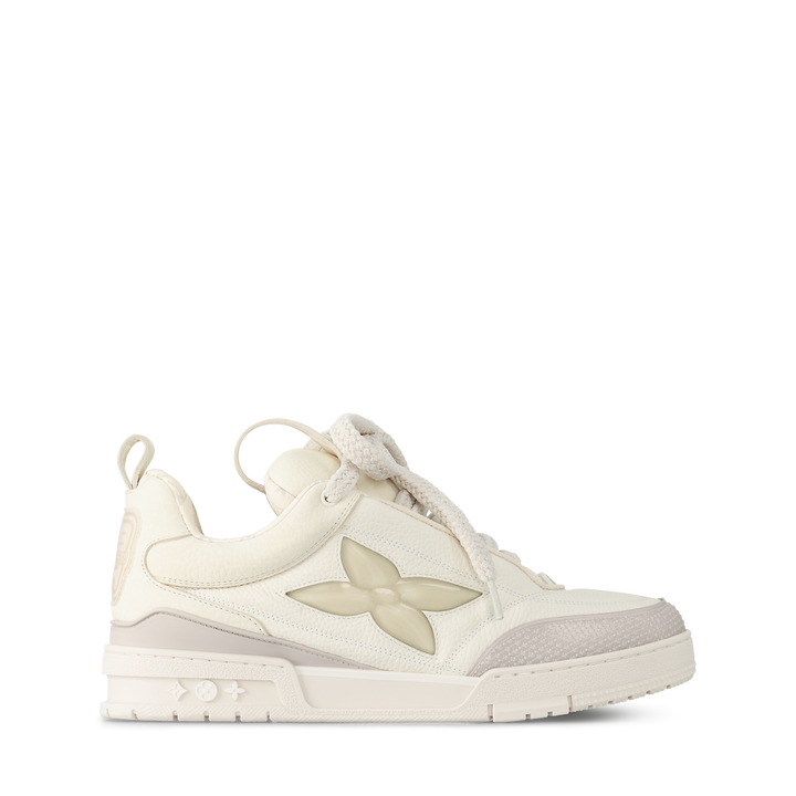 LOUIS VUITTON BEIGE & WHITE SNEAKERS