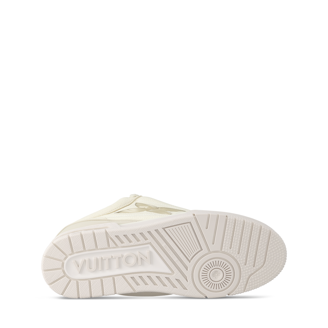 LOUIS VUITTON BEIGE & WHITE SNEAKERS