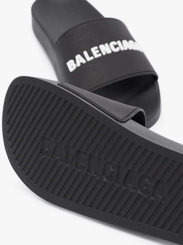 BALENCIAGA LOGO POOL SLIDE SANDAL