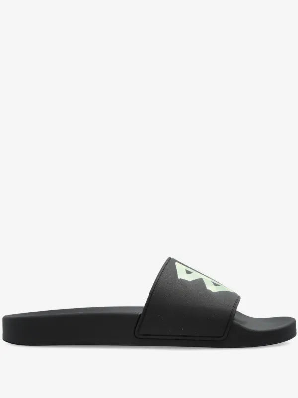 BALENCIAGA LIME POOL SLIDES SANDAL