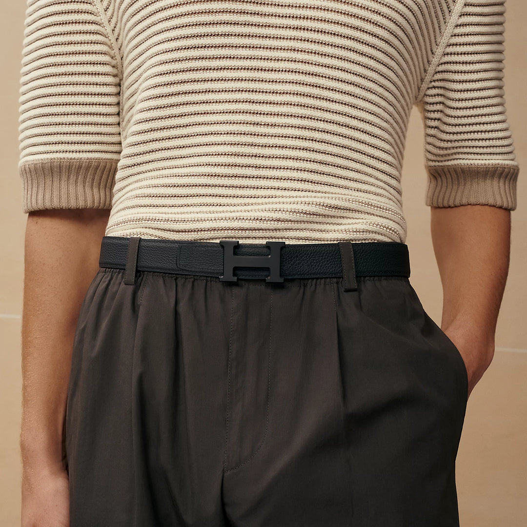 HERMES H BELT BUCKLE & REVERSIBLE LEATHER
