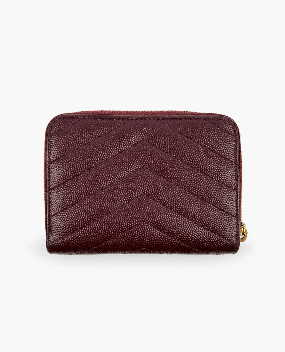 YSL CASSANDRE WALLET IN GRAIN DE POUDRE