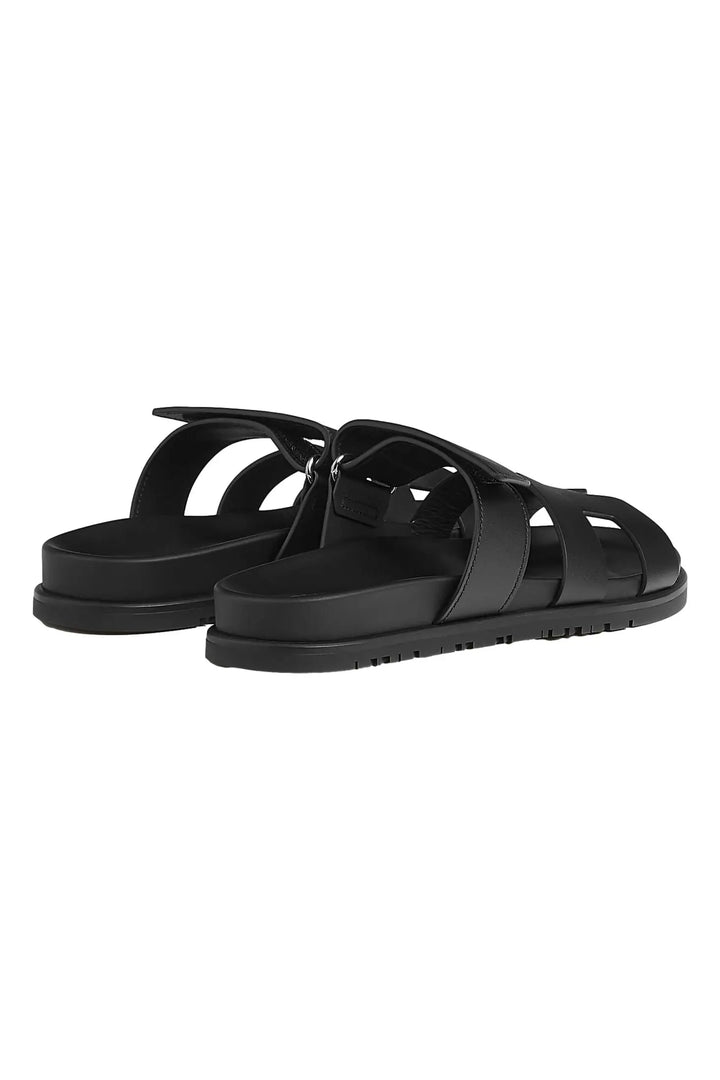 HERMES CHYPRE SANDAL IN BLACK