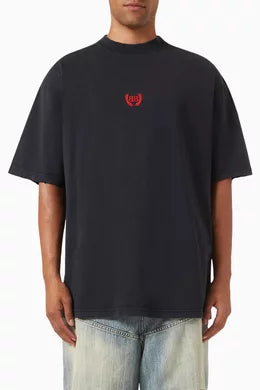 BALENCIAGA BB LOGO PRINTED T-SHIRT