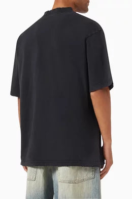 BALENCIAGA BB LOGO PRINTED T-SHIRT