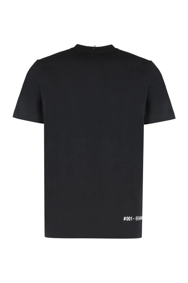 MONCLER GRENOBLE BLACK T-SHIRT