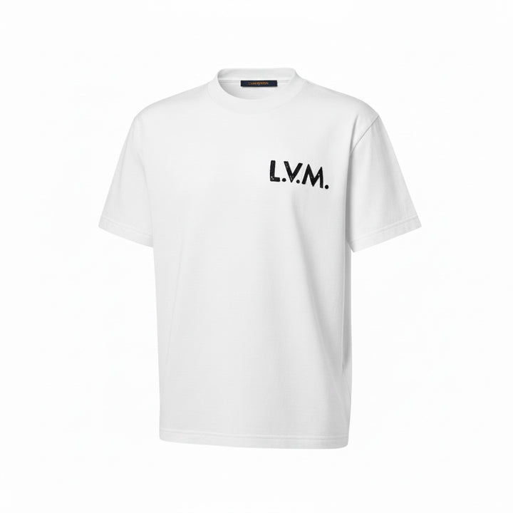 LOUIS VUITTON SIGNATURE WHITE T-SHIRT