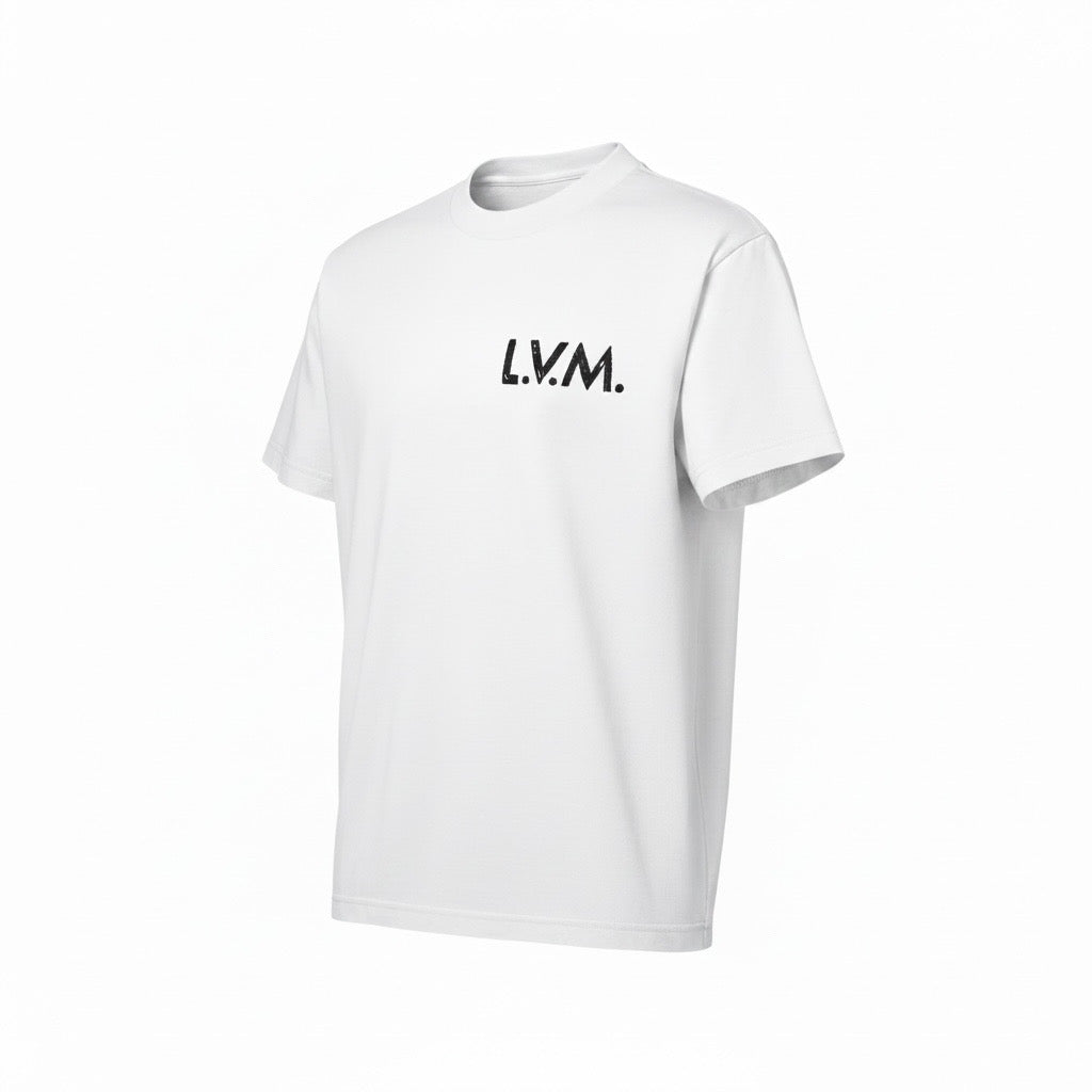 LOUIS VUITTON SIGNATURE WHITE T-SHIRT
