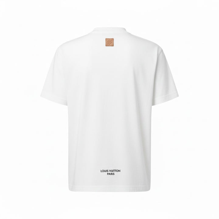 LOUIS VUITTON SIGNATURE WHITE T-SHIRT