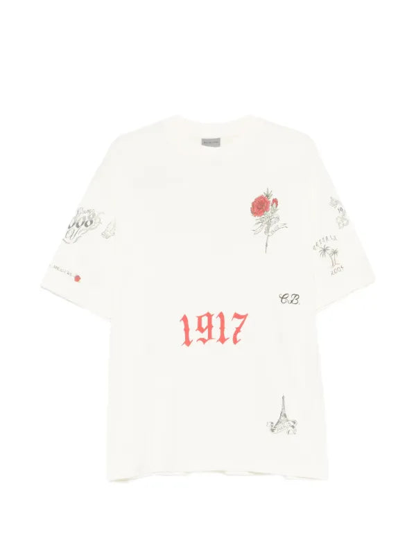 BALENCIAGA TATTO WHITE DRY T-SHIRT