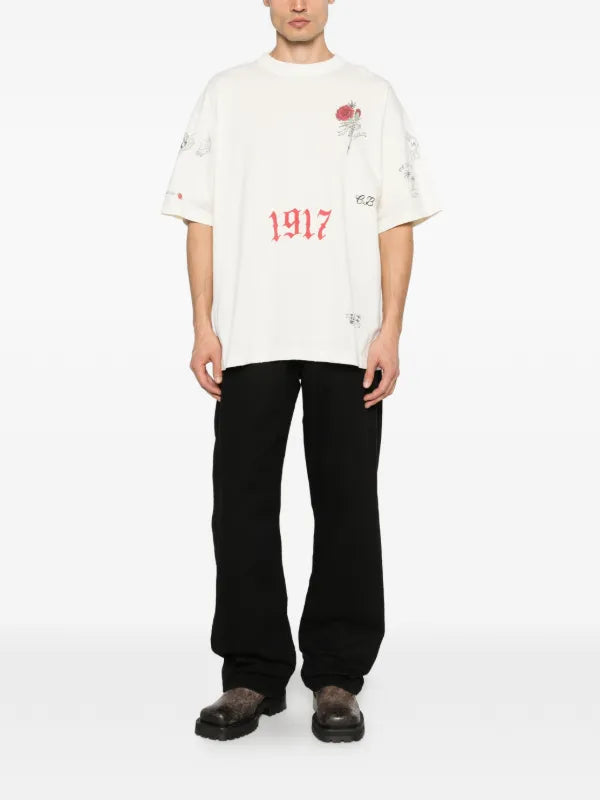 BALENCIAGA TATTO WHITE DRY T-SHIRT
