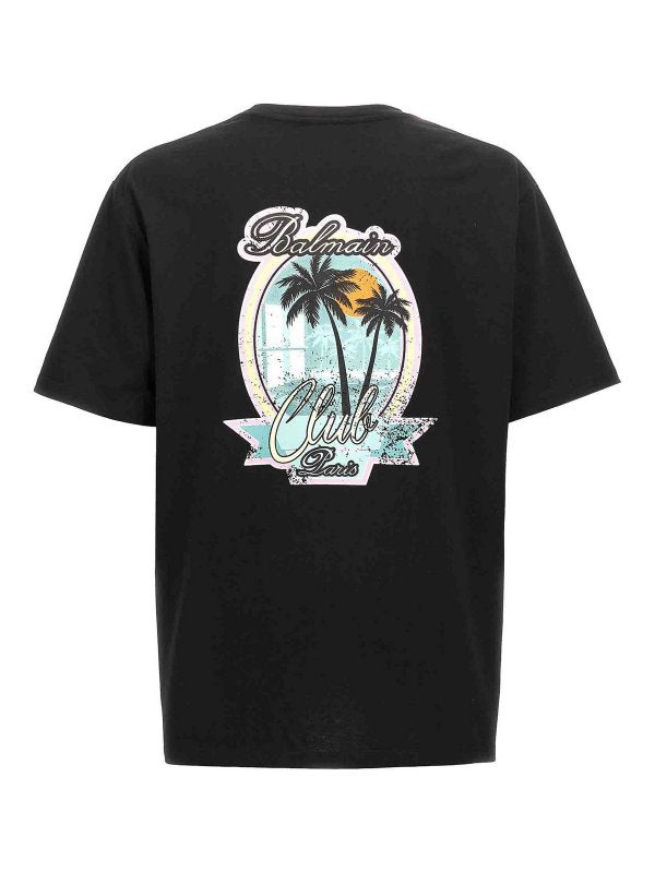BALMAIN CLUB BLACK T-SHIRT