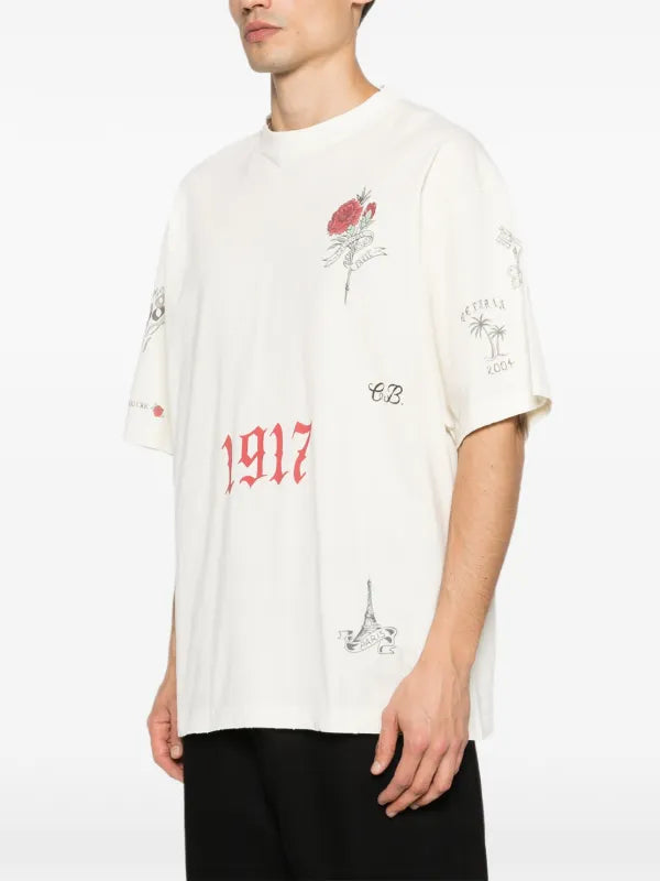 BALENCIAGA TATTO WHITE DRY T-SHIRT