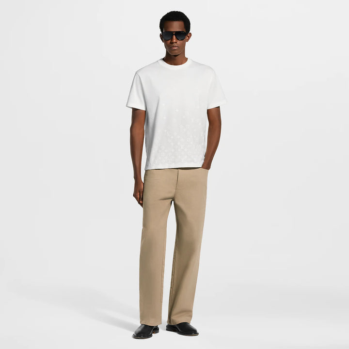 LOUIS VUITTON MONOGRAM GRADIENT WHITE T-SHIRT