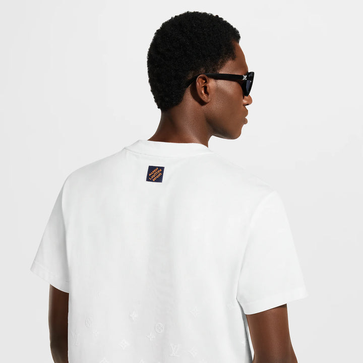 LOUIS VUITTON MONOGRAM GRADIENT WHITE T-SHIRT