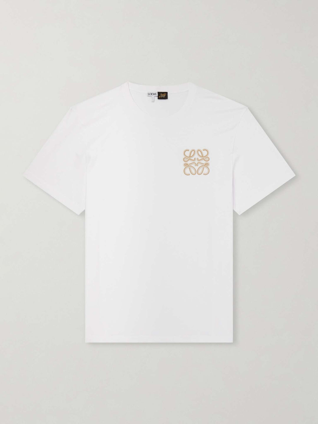 LOEWE GOLD PRINTED T-SHIRT