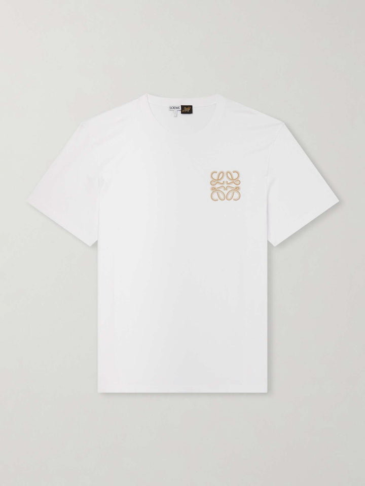 LOEWE GOLD PRINTED T-SHIRT